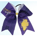 Dance Star Sequin Hair Bow - Purple/Yellow
